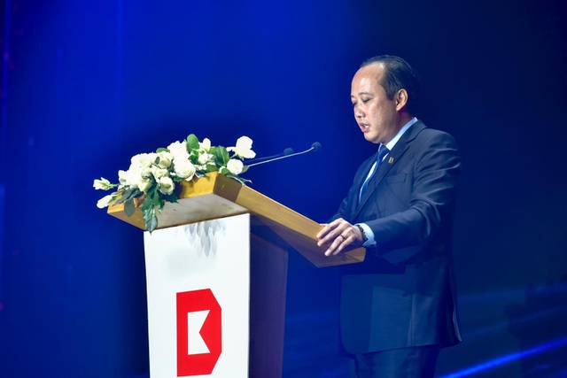 Ông Lê Thống Nhất - Chủ tịch Hội đồng Quản trị phát biểu tại sự kiện